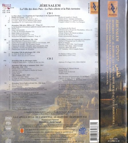 Jordi Savall, Hesperion XXI - Jerusalem, la Ville des Deux Paix: La Paix céleste et la Paix terrestre (2008) [SACD]