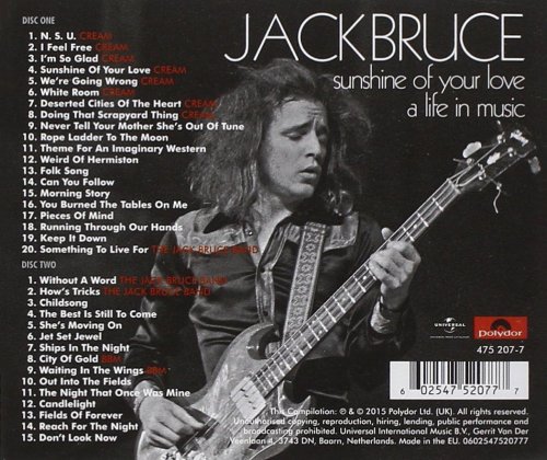 Jack Bruce - Sunshine Of Your Love: A Life In Music (2015)