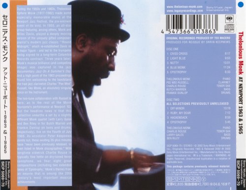 Thelonious Monk - At Newport 1963 & 1965 (2003) [2CD]