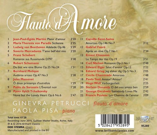 Ginevra Petrucci & Paola Pisa - Flauto d'Amore (2016)