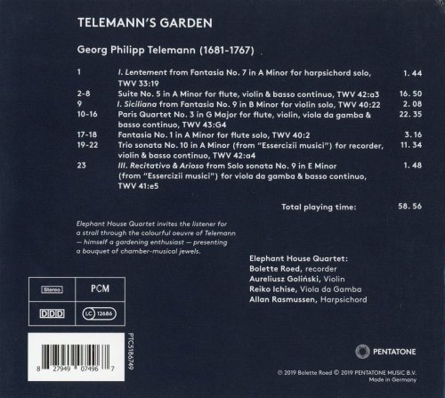 Elephant House Quartet - Telemann's Garden (2019) CD-Rip