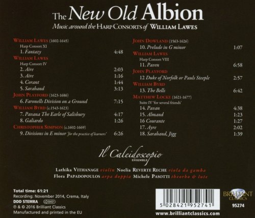 Il Caleidoscopio Ensemble - Lawes: New Old Albion (2016)