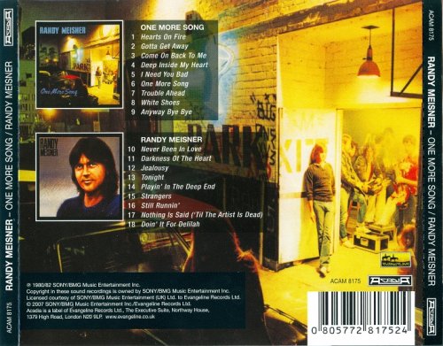 Randy Meisner (ex. Eagles) - One More Song / Randy Meisner (2007)