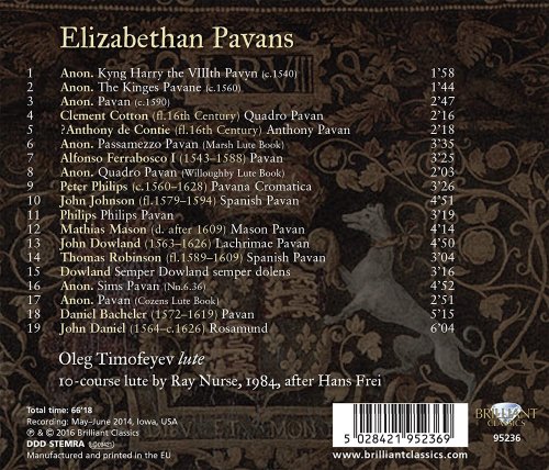 Oleg Timofeyev - Elizabethan Pavans (2016)