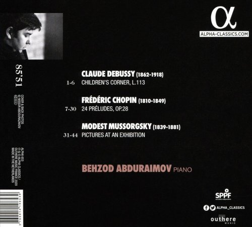 Behzod Abduraimov - Debussy, Chopin, Mussorgsky (2021) CD-Rip