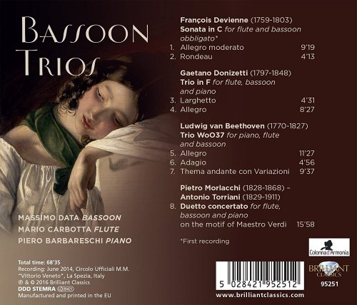 Massimo Data, Mario Carbotta, Piero Barbareschi - Bassoon Trios (2016)