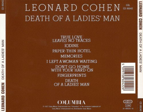 Leonard Cohen - Death of a Ladies' Man (1977/1996)