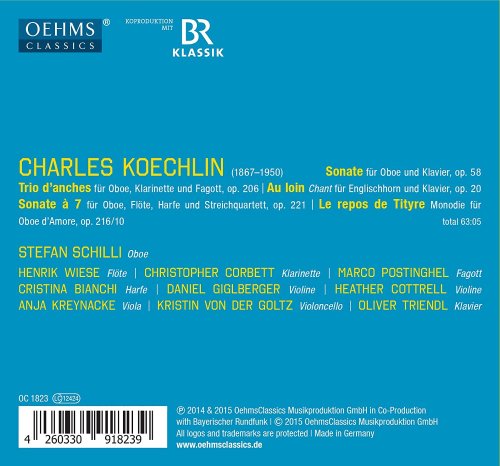 Stefan Schilli - Koechlin: Chamber Music for Oboe & Other Instruments (2015)