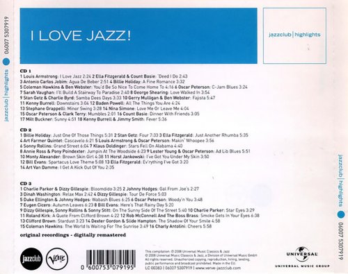 VA - I Love Jazz (2008) [3CD Box Set]