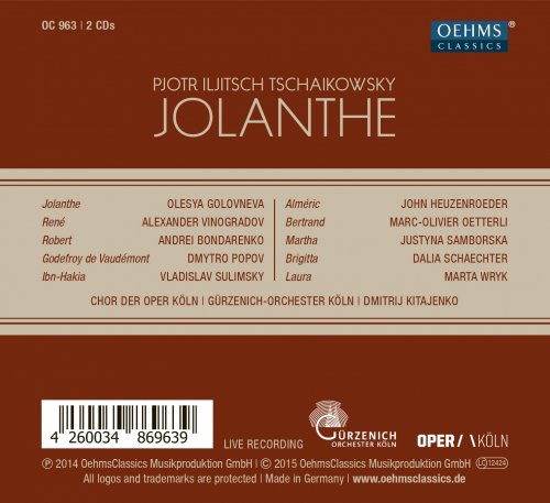 Gürzenich-Orchester Köln, Dmitri Kitaenko - Tchaikovsky: Iolanta, Op. 69, TH 11 (2015)