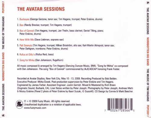 Norrbotten Big Band - The Avatar Sessions: The Music of Tim Hagans (2009)