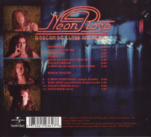 Neon Rose - A Dream Of Glory And Pride (Reissue) (1974/2005)