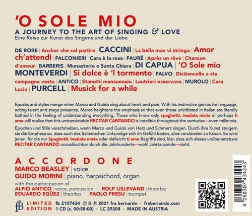 Guido Morini, Marco Beasley - O sole mio! (Live) (2021)