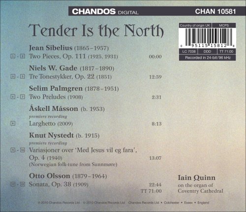 Iain Quinn - Tender is the North (2010) [Hi-Res]