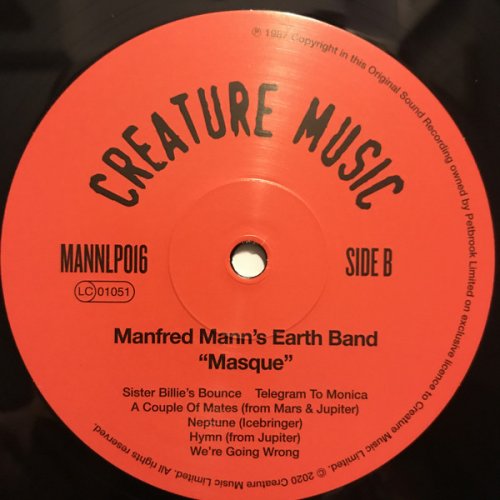 Manfred Mann Earth Band - Masque (Songs And Planets) (2020) LP