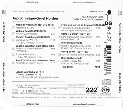 Agnes Luchterhandt, Thiemo Janssen - Arp Schnitger Organ Norden. Vol.1 (2005) [SACD]