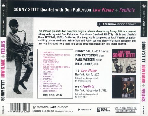 Sonny Stitt Quartet with Don Patterson - Low Flame / Feelin's (2013)