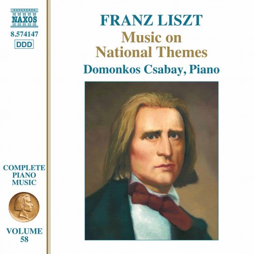 Domonkos Csabay - Liszt Complete Piano Music, Vol. 58: Music on National Themes (2021) [Hi-Res]