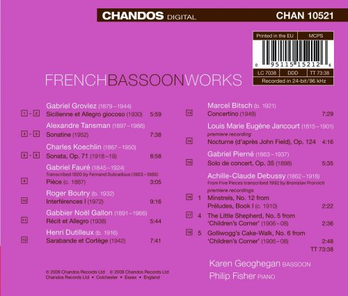 Karen Geoghegan, Philip Fisher - French Bassoon Works (2009) [Hi-Res]