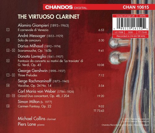 Michael Collins, Piers Lane - The Virtuoso Clarinet, Vol. 1 (2010) [Hi-Res]