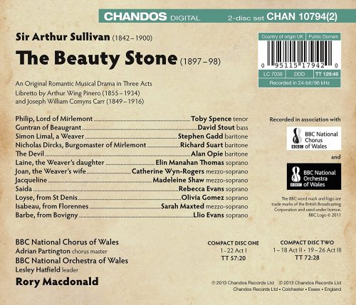 BBC National Chorus of Wales, BBC National Orchestra of Wales, Rory Macdonald - Sullivan: The Beauty Stone (2013) [Hi-Res]