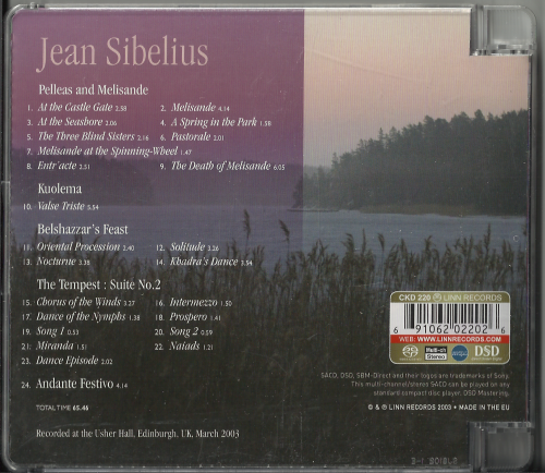 Scottish Chamber Orchestra, Joseph Swensen - Sibelius: Theatre Music (2003) [SACD]