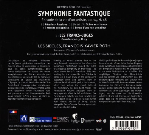 Les Siècles and François-Xavier Roth - Berlioz: Symphonie fantastique (2019) CD-Rip