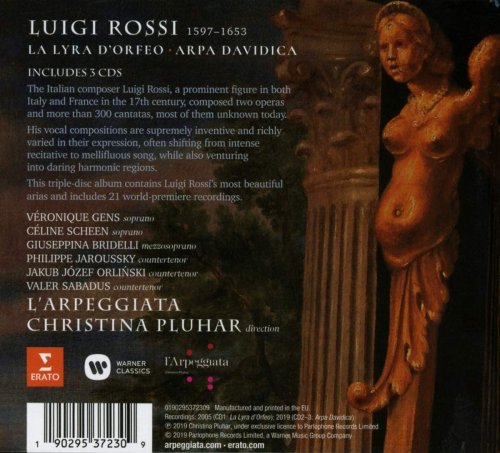 Christina Pluhar - Rossi: La lyra d'Orfeo & Arpa Davidica (2019) [Hi-Res]