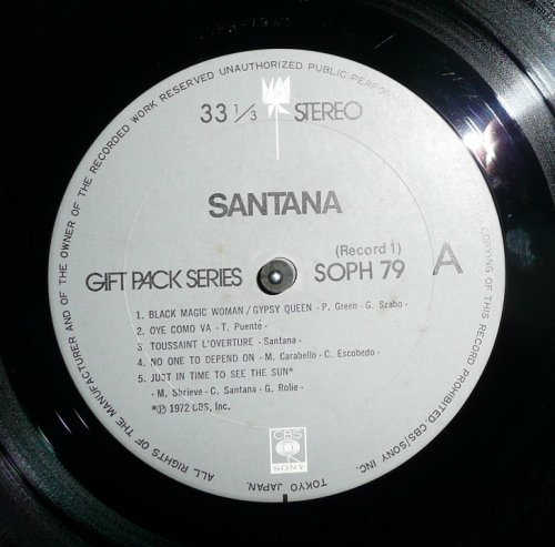 Santana - Santana (Japan 1974) LP