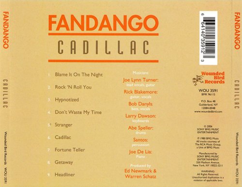 Fandango - Cadillac (CD & Expanded Edition) (1980) [CD-Rip]