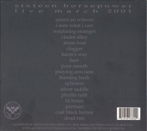 Sixteen Horsepower - Live March 2001 (2008)