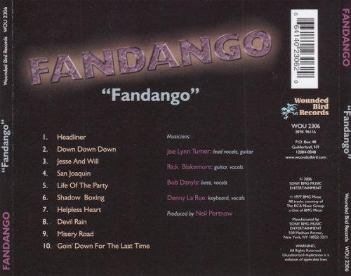 Fandango - Fandango (1977/2006) (USA, WOU 2306) [CD-Rip]