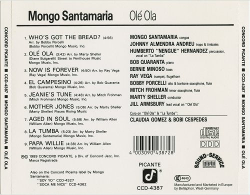 Mongo Santamaria - Ole Ola (1989)