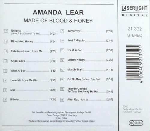 Amanda Lear - Made Of Blood & Honey (2000)