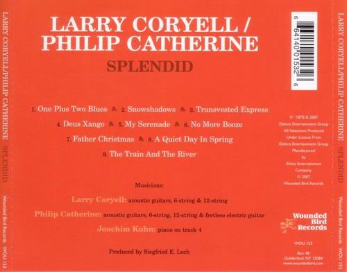 Larry Coryell & Philip Catherine - Splendid (1978) 320 kbps+CD Rip