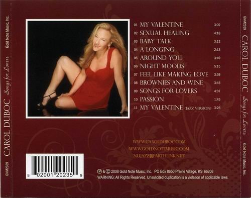 Carol Duboc - Songs For Lovers (2008) CD Rip