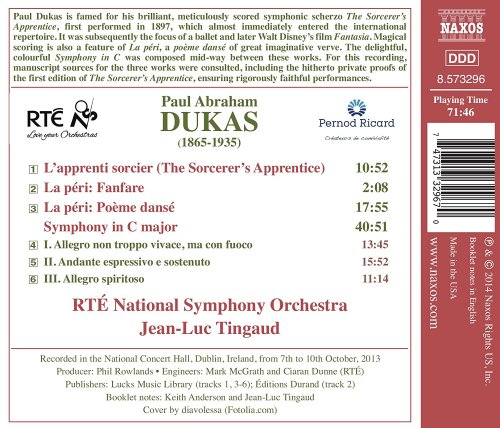 RTÉ National Symphony Orchestra, Jean-Luc Tingaud - Dukas: L'apprenti sorcier, La péri & Symphony in C Major (2014) [Hi-Res]
