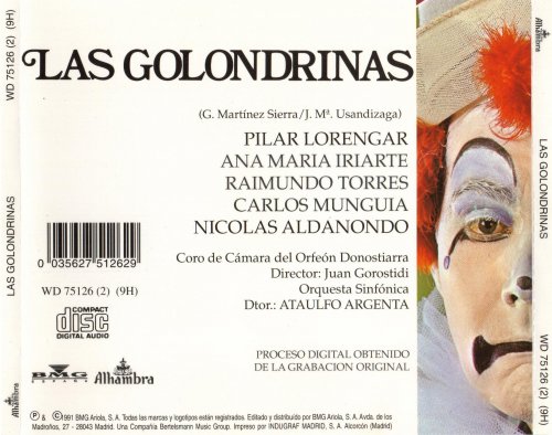 Ataulfo Argenta - Las Golondrinas (1991)