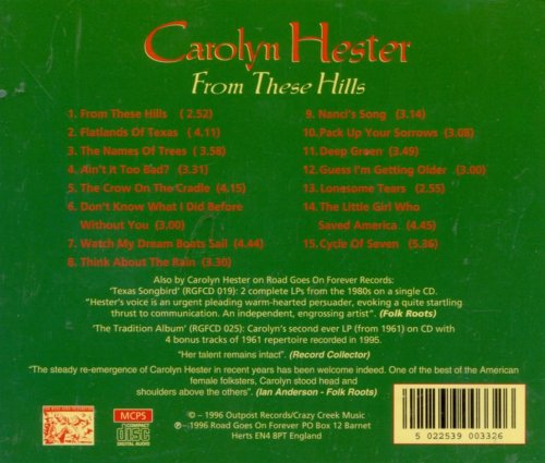 Carolyn Hester - From These Hills (1996)