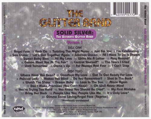 The Glitter Band - Solid Silver: The Ultimate Glitter Band, Volume 1 (1998)