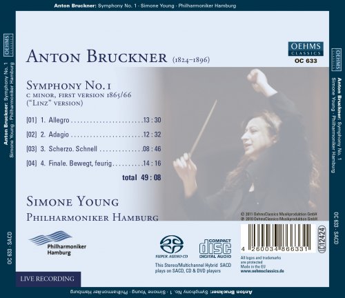 Hamburg Philharmonic, Simone Young - Bruckner: Symphony No. 1 in C minor (2011)