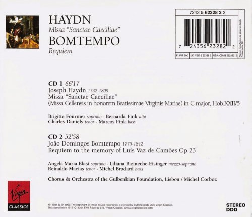 Michel Corboz - Haydn: Missa 'Sancta Caeciliae' / Bomtempo: Requiem (1994) CD-Rip