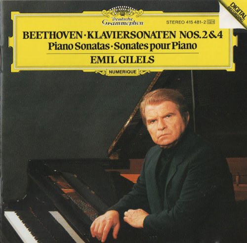 Emil Gilels - Beethoven: Piano Sonatas Nos. 4 & 2 (1985) CD-Rip