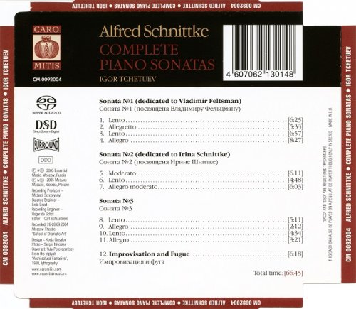 Igor Tchetuev - Alfred Schnittke: Complete Piano Sonatas (2005) [SACD]