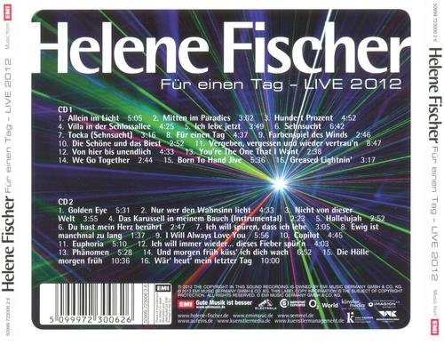 Helene Fischer - Fuer einen Tag - Live (2012) CD-Rip