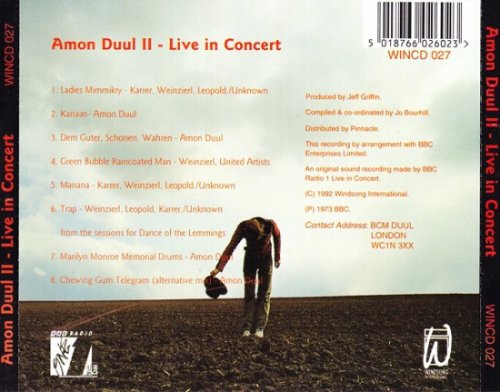 Amon Duul II - BBC Radio 1 Live in Concert Plus (Reissue) (1973/1992)