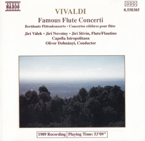 Capella Istropolitana, Oliver Dohnanyi - Vivaldi: Famous Flute Concerti (1990)