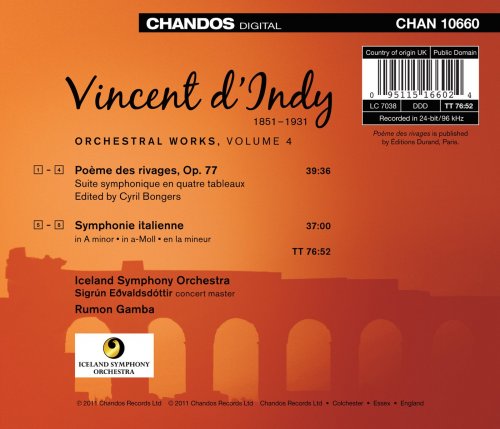 Iceland Symphony Orchestra, Rumon Gamba - Vincent d’Indy: Orchestral Works, Vol. 4 (2011) [Hi-Res]