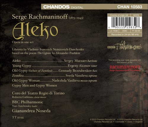 BBC Philharmonic, Coro del Teatro Regio di Torino, Gianandrea Noseda - Rachmaninov: Aleko (2010)