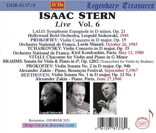 Isaac Stern - Isaac Stern, Vol. 6 (Live) (2021)